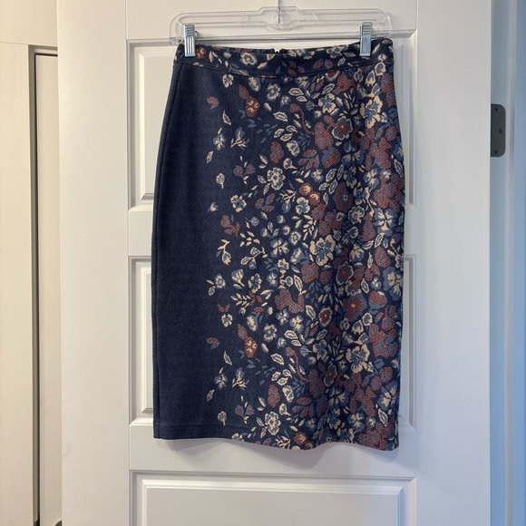 Anthropologie Maeve Gertje Floral Pencil Skirt - Picture 2 of 6